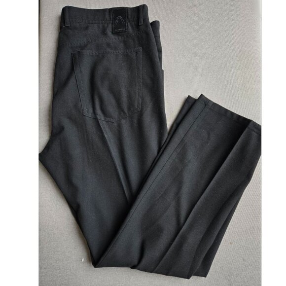 Alberto Pants Men's 40 x 31 ALTERED Ceramica Modern Fit Dress Pants Stone Black - Picture 3 of 8